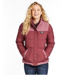 LLBEAN Women's Mountain Classic Down Jacket, Colorblock